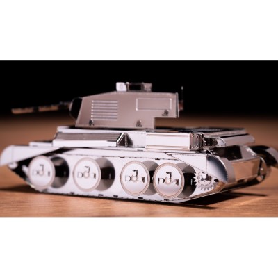 Metal Time Luxusní ocelová stavebnice tank Cruiser Mk III