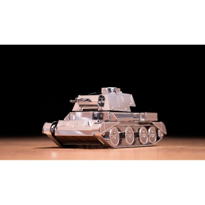 Metal Time Luxusní ocelová stavebnice tank Cruiser Mk III