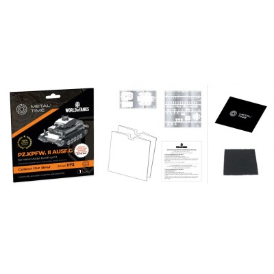 Metal Time Luxusní ocelová stavebnice tank Pz.Kpfw. II Ausf.G