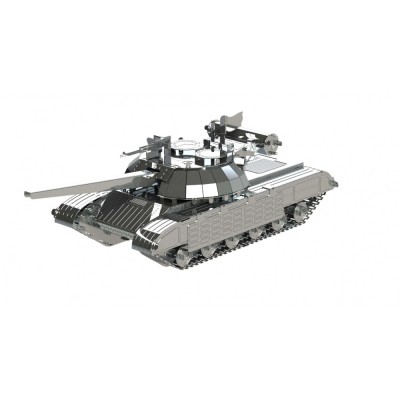 Metal Time Luxusní ocelová stavebnice tank Bulat T-64