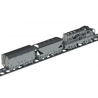Metal Time Luxusní ocelová stavebnice Heavy Loco