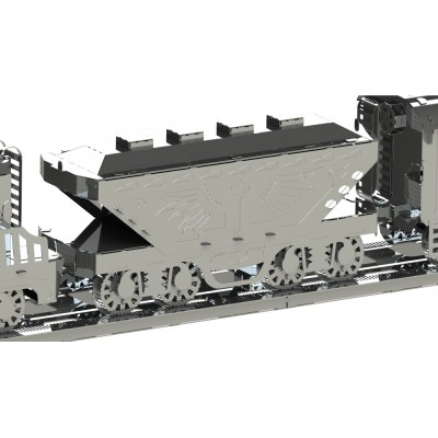 Metal Time Luxusní ocelová stavebnice Heavy Loco