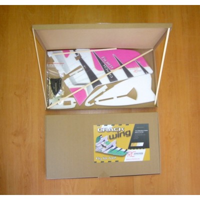 Letadlo Crack Wing Red EPP kit stavebnice bez el.výbavy