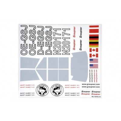 Sada polepů - Husky 1800S