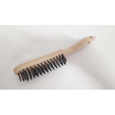 Kartáč ocel 4 řadý dřevo MAKO