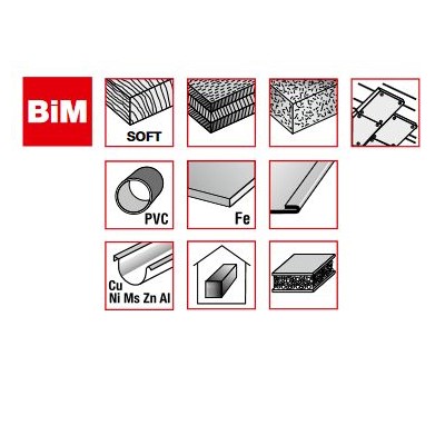 Vrtací korunka 79 MPS HSS bi-metal červená variable