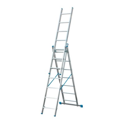 Žebřík 3-díl univ. 205/428 XT607 3x7 příček Al 150kg XTline