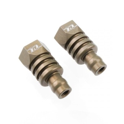 RC8B4.1 - RC8B4 hliníkové přední horní uchycení tlumičů, 2 ks