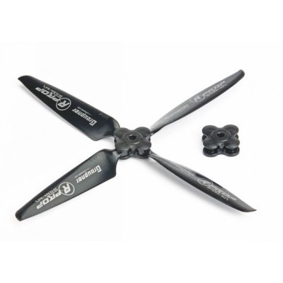 RADIUS Prop 25x12cm/10x5 čtyřlistá sklopná vrtule, 1ks. - levotočivá