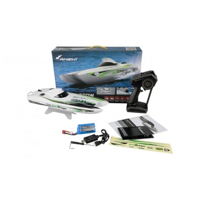 Amewi RC katamarán Arrow Brushless RTR sada, zelený