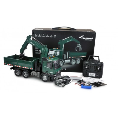 Amewi RC auto Mercedes-Benz, 2xdrapák, sklápění, LED, proporcionální RTR sada.