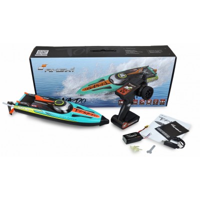 Amewi RC loď Tornado 450mm RTR sada brushless 65km/h LED osvětlení