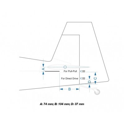 78" Extra NG 1970mm 35cc Červeno-Modrá