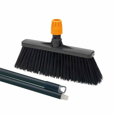 Koště 360x60x/100 plast, závit hrubý,černé s holí,průmyslové