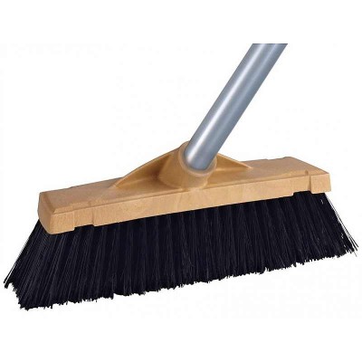 Koště 450x65x/80 plast, závit hrubý,černé s holí, silniční