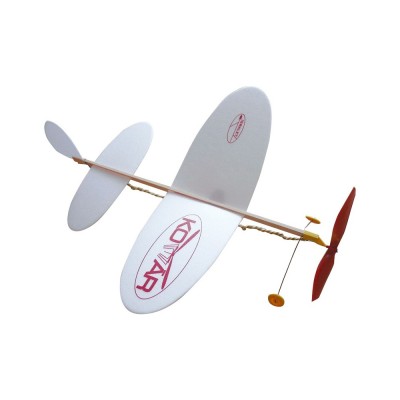 Igralet populární KOMÁR na gumu bílo-červená