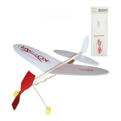 Igralet populární KOMÁR na gumu bílo-červená