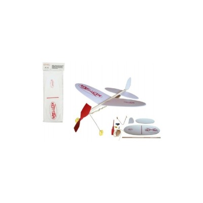 Igralet populární KOMÁR na gumu bílo-červená