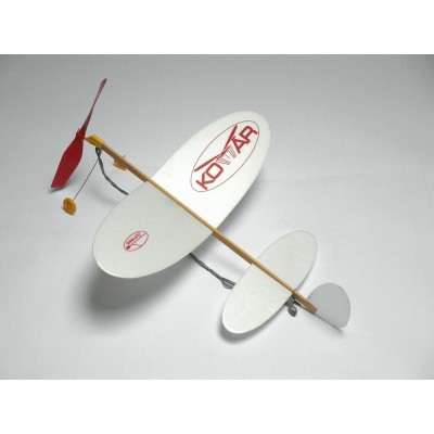 Igralet populární KOMÁR na gumu bílo-červená