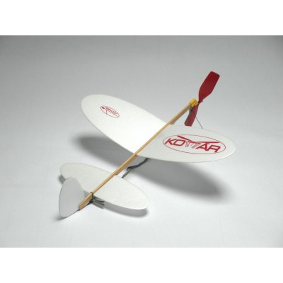 Igralet populární KOMÁR na gumu bílo-červená