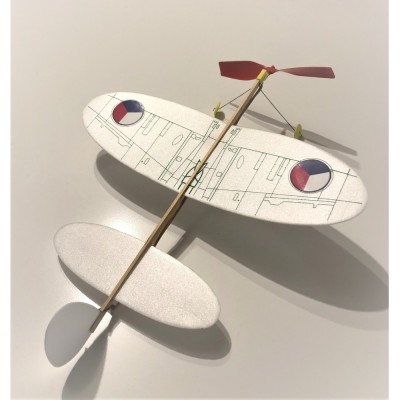 Igralet populární KOMÁR na gumu SPITFIRE