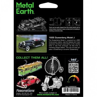 Metal Earth Luxusní ocelová stavebnice Duesenberg II SJ 1935