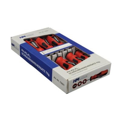 Šroub.sada PL/PH/PZ 7ks HM Müller 70001