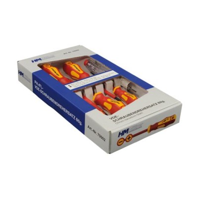 Šroub.sada PL/PH 6ks HM Müller 70002 elektrikářské VDE CrV