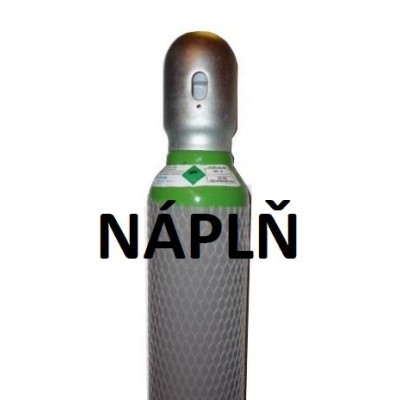 Lahev MIX-18 8l výměna náplně 150bar OMC 82%Ar/18%Co2