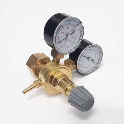 Red.ventil CO2, 2x man.MINI matka 3/4" OMC