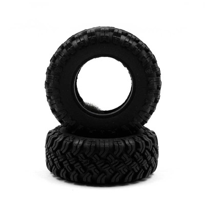 Pneu 1.0&quot Rock medium soft micro s vložkou, 2ks pro Axial SCX24