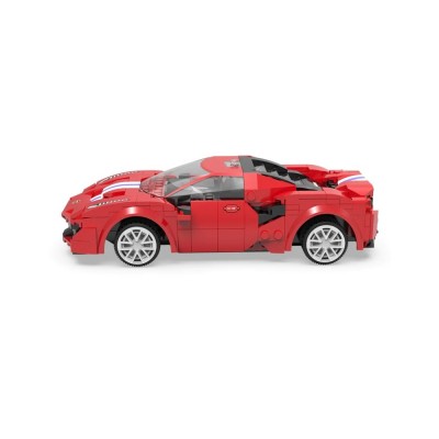 CaDA RC programovatelná stavebnice sportovní auto Red RAce Car 306 dílků