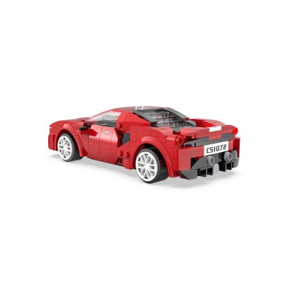 CaDA RC programovatelná stavebnice sportovní auto Red RAce Car 306 dílků