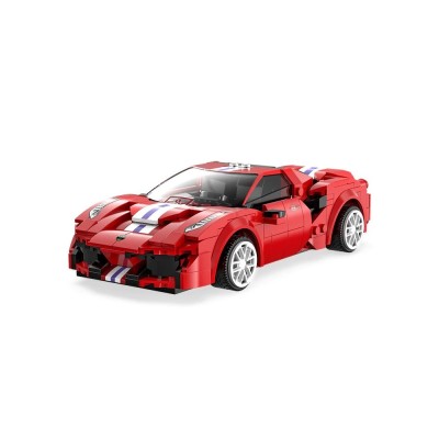 CaDA RC programovatelná stavebnice sportovní auto Red RAce Car 306 dílků
