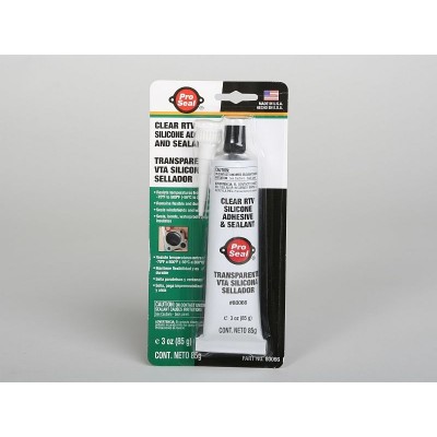 Clear RTV 85,1g (3oz.) Čirý silikonový lepící tmel