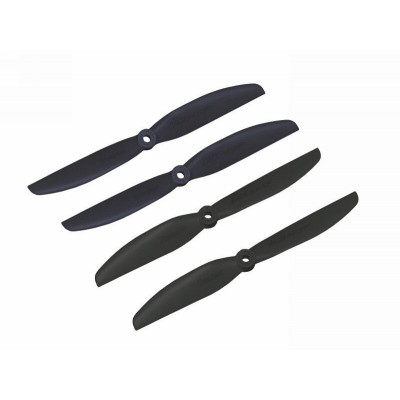 Graupner RACE-PROP Prop 6,5x4,5 pevná vrtule (2 páry) - černé