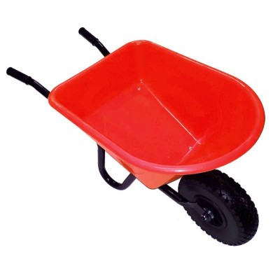 Kolečko stavební plné dětské červené 30l nostnost 25kg Stobe