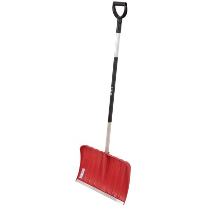 Hrablo na sníh PVC/AL 54cm OFFNER červené, Al tyč, Al lišta