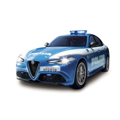 RE.EL Toys autodráha licencovaná Polizia 3v1 1:43 3 metry, 3 sestavy, LED světla