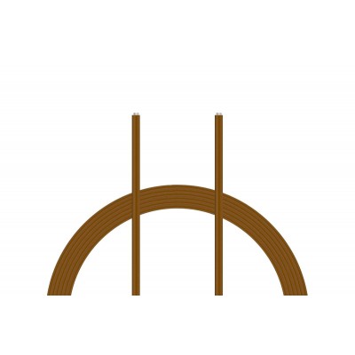 Kabel PVC 0.055mm2 10m (hnědý)