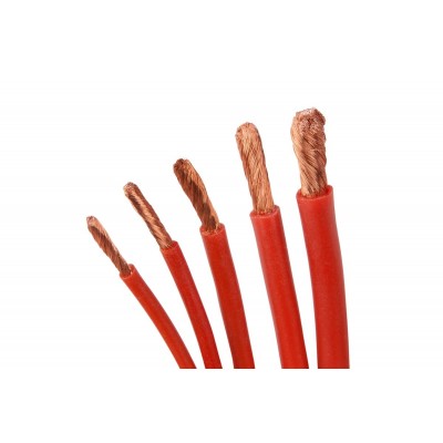 Kabel silikon 0.5mm2 1m (červený)