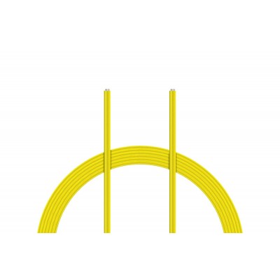 Kabel silikon 2.5mm2 1m (žlutý)