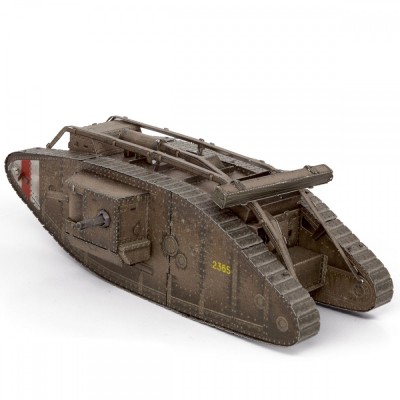 Metal Earth Luxusní ocelová stavebnice Britský Mark IV-Panzer