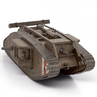 Metal Earth Luxusní ocelová stavebnice Britský Mark IV-Panzer