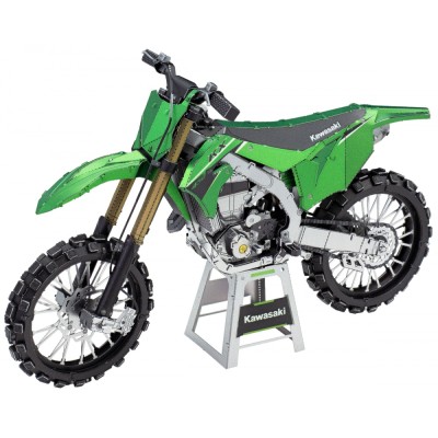 Metal Earth Luxusní ocelová stavebnice Kawasaki KX450