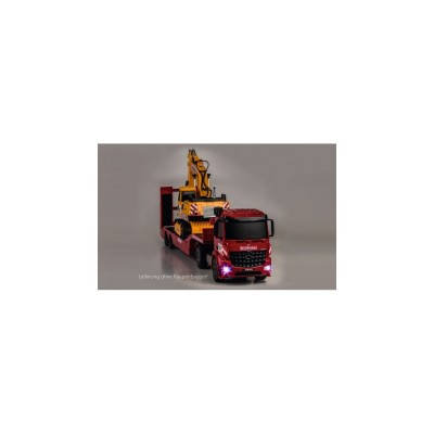 Carson RC podvalník Mercedes-Benz Arocs Goldhofer červená 100% RTR