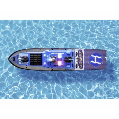 Carson RC policejní loď RTR set s vodním dělem a LED osvětlením, délka 56cm