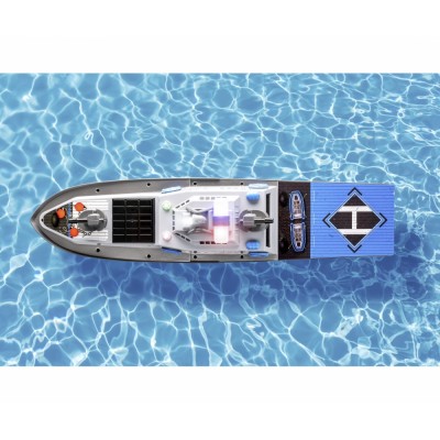 Carson RC člun pobřežní stráže RTR set s vodním dělem a LED osvětlením, délka 56cm