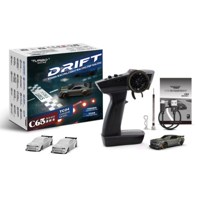 1/76 C65 DRIFT RC Car RTR (šedá)