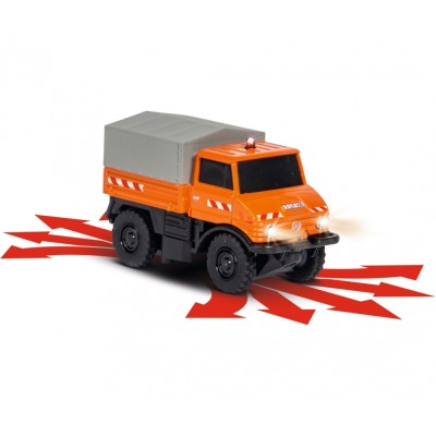 Carson RC auto MB Unimog U406 1:87 oranžová
